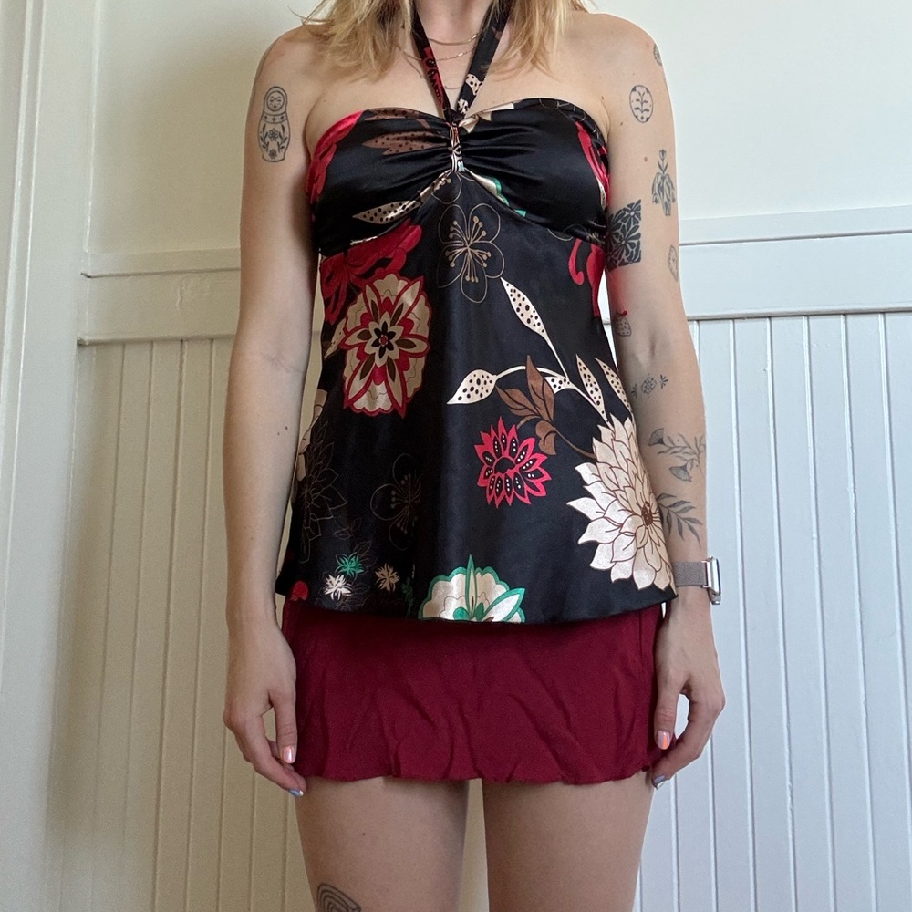 Floral Halter Top